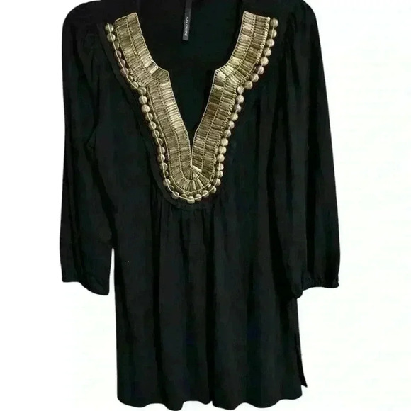 Kay Celine Medium Tunic Black Metal trim - Picture 1 of 8